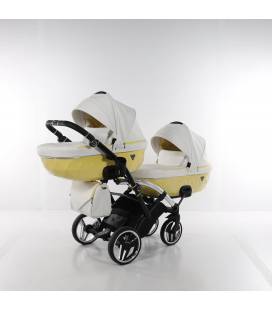 3in1 dvynukų vežimėlis Junama Candy Duo Slim 03