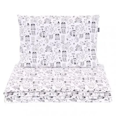 MAMOTATO PATALYNĖ 2 D. 100X135CM, PREMIUM, JUODAS / BALTAS