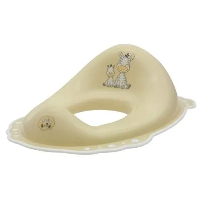 Maltex klozeto sėdynė, neslystanti, Zebra, kreminė, pilka