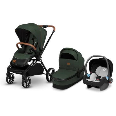 Universalus vežimėlis Lionelo Mika 3in1, Green Forest