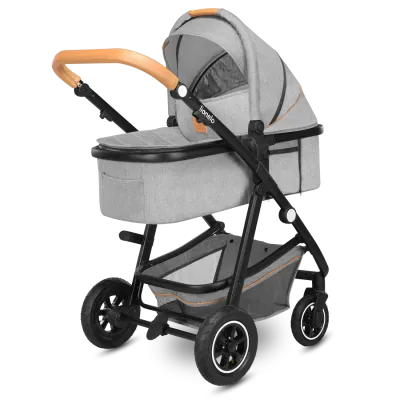 Universalus vežimėlis Lionelo Amber 3in1, Grey Stone