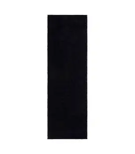 Trumpesnio plauko vaikiškas kilimas "Shaggy uni", black 130x190 cm.