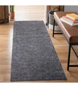 Trumpesnio plauko vaikiškas kilimas "City Shaggy", dark grey 160x230 cm.