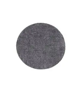 Trumpesnio plauko apvalus kilimas "City Shaggy", dark grey 120x120 cm.