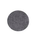 Trumpesnio plauko apvalus kilimas "City Shaggy", dark grey 160x160 cm.