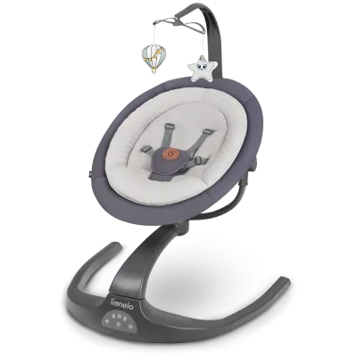 Sūpynės - gultukas kūdikiui Lionelo Rina, Grey Concrete