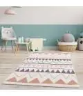 Įvairių atspalvių kilimas - "Zigzag" 120 x 160cm