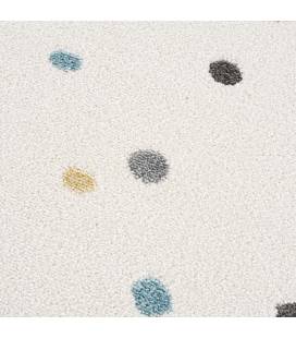 Šviesus - kreminės spalvos kilimas su taškučiais 80 x 150cm