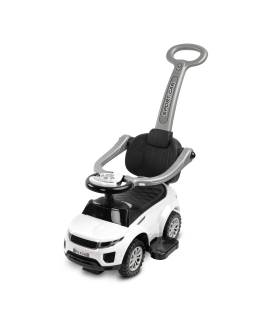 Paspiriama mašinėlė su stumimo rankena Toyz Sport Car, White
