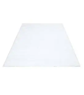 Trumpesnio plauko vaikiškas kilimas "City Shaggy", white 150x150 cm.