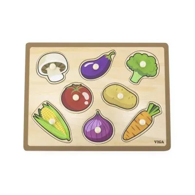 Viga 44578 Medinė dėlionė su daržovėmis