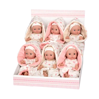 Arias kūdikėlis su pledu, 26 cm. 