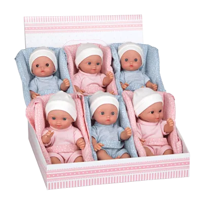 Arias kūdikėlis su nešykle, rožinės spalvos, 26 cm. AR60603