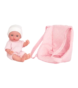 Arias kūdikėlis su nešykle, rožinės spalvos, 26 cm. AR60603