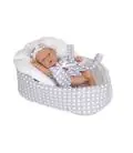 Arias lėlytė languotoje nešyklėje, 26 cm. AR50619