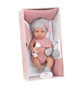 Arias lėlytė Salma, mergaitė su rožiniu pleduku, 42 cm. AR65288