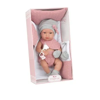 Arias lėlytė Salma, mergaitė su rožiniu pleduku, 42 cm. AR65288