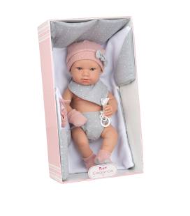 Arias lėlytė Salma, mergaitė su pilku pleduku, 42 cm. AR65287