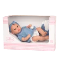 Arias kūdikėlis su maišeliu, žydra, verkia, 33 cm. AR60628