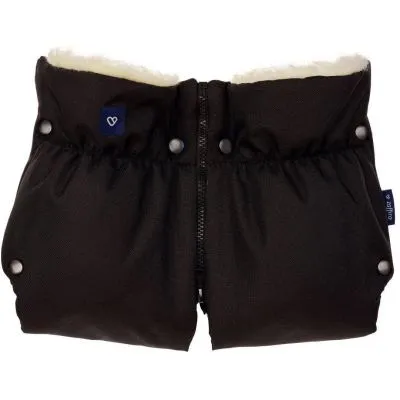 Pirštinės-mova vežimėliui, Womar Zaffiro, juodos spalvos