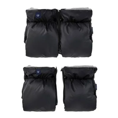 Pirštinės-mova vežimėliui, Womar Zaffiro, juodos spalvos