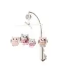 P&E 4BABY MUZIKINĖ KARUSELĖ PELĖDOS, Rožinė 57626
