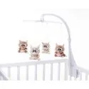 P&E 4BABY MUZIKINĖ KARUSELĖ Lapiukai, Ruda 57879