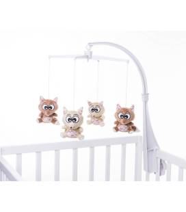 P&E 4BABY MUZIKINĖ KARUSELĖ Lapiukai, Ruda 57879