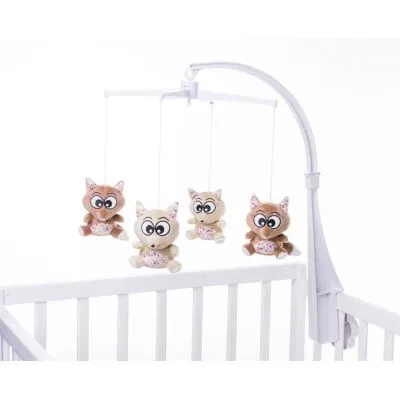 P&E 4BABY MUZIKINĖ KARUSELĖ Lapiukai, Ruda 57879