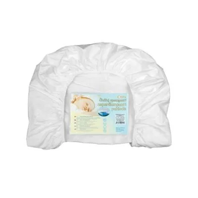 Lorita neperšlampanti paklodė balta, 140 x 70 cm.1444