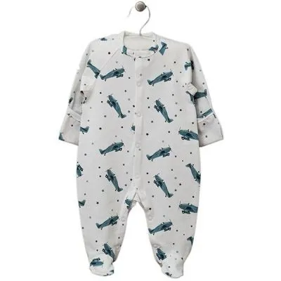 LORITA KOMBINEZONAS NAUJAGIMIAMS "LĖKTUVĖLIAI", MEDVILNĖ 56cm, ART. 1401