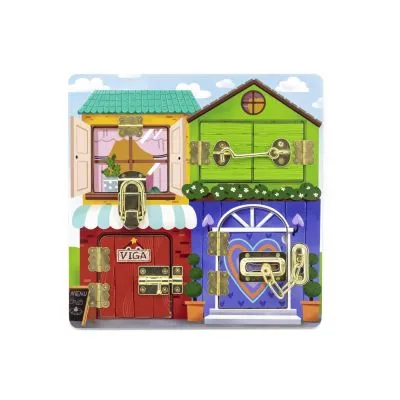 Viga 44653 "Atidaryti ir uždaryti" žaidimo lenta - Namelis - Dėlionės