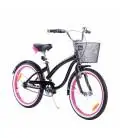 Dviratukas TOMABIKE "CRUISER" 18, Black / Pink