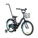 Dviratukas TOMABIKE "PLATINUM" 18, Black /Turkus