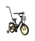 Dviratukas TOMABIKE "PLATINUM" 14, BLACK / YELLOW