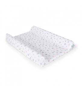 CebaBaby užvalkalai vystymo lentai, Candy rožinis - rožinės žvaigždės (50x70-80) 2 vnt