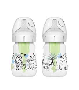 DR.BROWN'S buteliukai OPTIONS+ plačiu kakleliu, 150ml, JUNGLE, 2 vnt.