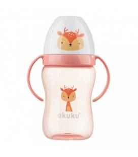 Akuku neišsiliejanti gertuvė, 240 ml su dviem rankenėlėmis, A0221-DEER