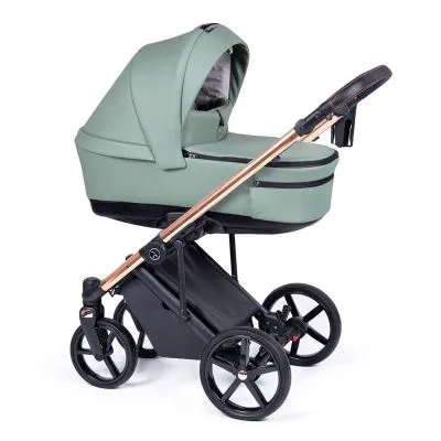 Universalus vežimėlis Coletto Fado Eco su aukso spalvos važiuokle 2in1, ECO-03