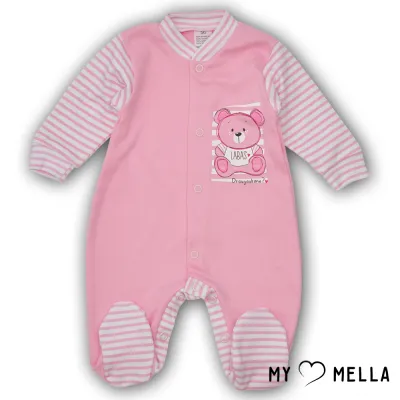 Kombinezonas "LABAS", rožinis, 56-62cm.