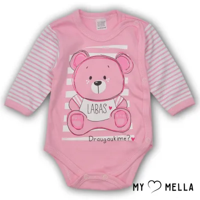 Smėlinukas susiaučiamas "LABAS", rožinis, 56-62cm.