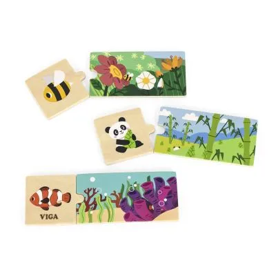 Viga 44675 Medinė dėlionė – Mano namai - Dėlionės