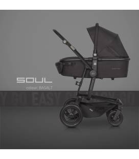 1in1 Vaikiškas vežimėlis Easy Go Soul Air, Basalt