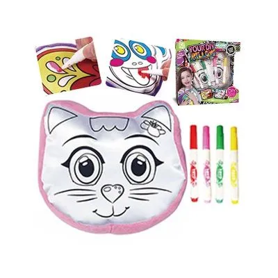 Rankdarbu komplekts spilvenam "Kaķēns", 45258