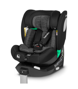 Automobilinė kėdutė Lionelo Braam I-size 0-36 kg, Black carbon