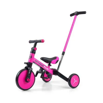 Milly Mally dviratukas/triratukas 4in1 Optimus Plus Pink - Triratukai