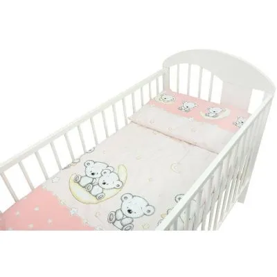 135/100 cm. Ankras 2 dalių patalynės užvalkalų komplektas "Leon", Rožinė