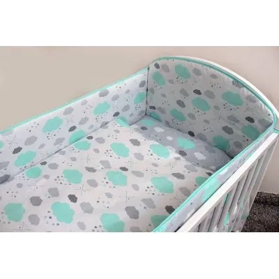 135/100 cm. Ankras 2 daļu gultas veļas komplekts "DEBESĪŠI"