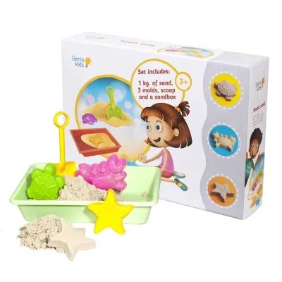 RADOŠAIS KOMPLEKTS GUDRĀS SMILTIS 1 KG AR SMILŠU KASTI AR 3