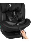 Autokėdutė Lionelo Bastiaan I-size 0-36 kg. 360., Black carbon